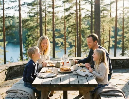 Zijn er gezinsuitjes waarbij je ook buiten kunt eten?
